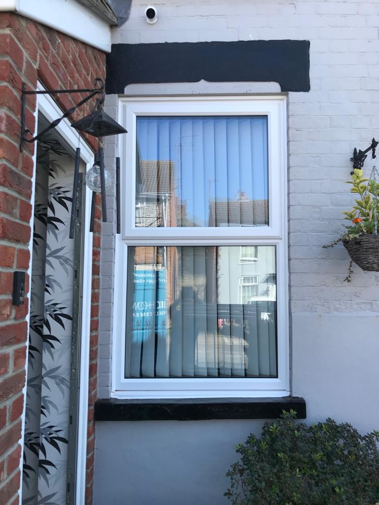 Front of house double glazed window