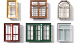 Coloured uPVC window